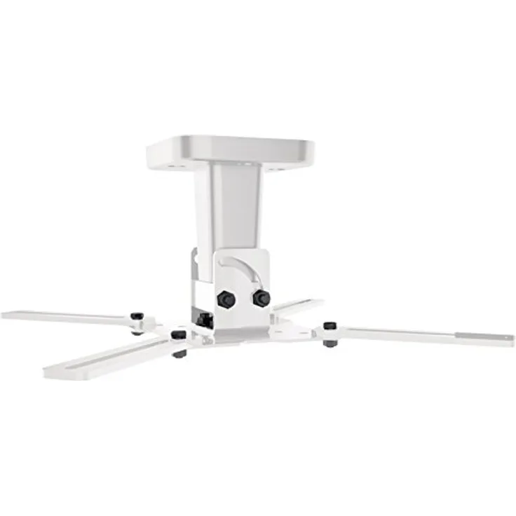Meliconi PRO 100 Zimmerdecke Weiß Projektorhalterung - Projektorhalterungen (Zimmerdecke, 15 kg, Weiß, 360°, 0 - 45°, 138 mm)