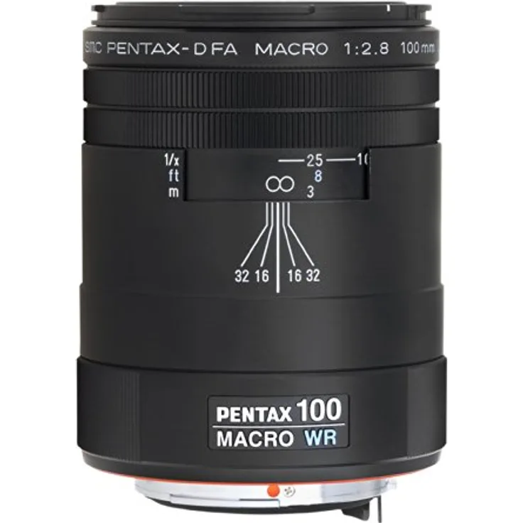 smc PENTAX 100 mm -D FA MAKRO F2.8 WR (Hochwertiges Telemakroobjektiv 1: 1 (1X)-Fotografie in Entfernungen von bis zu 13 cm vom Objektiv zum Motiv Hohe Abgrenzungsleistung Wetterbeständig)