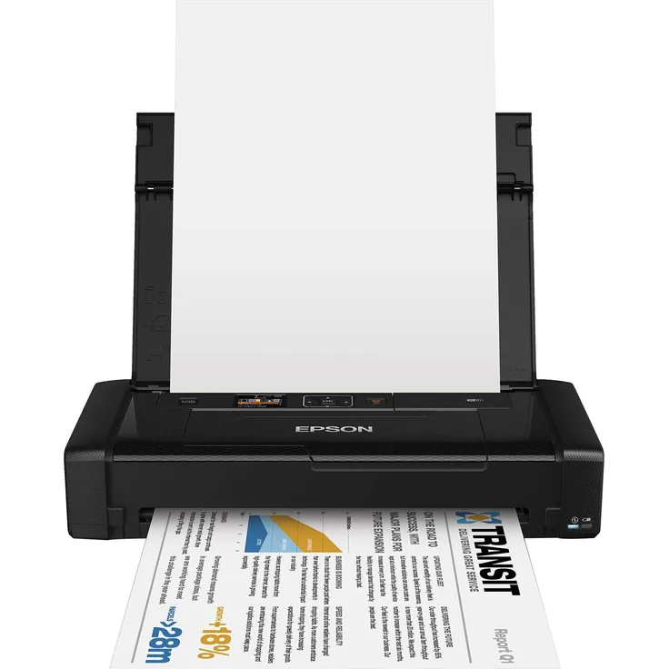 Epson WorkForce WF-100W - Tintenstrahl-Drucker, Farbe, Auflösung: 5760 x 1440 dpi, Druckgeschwindigkeit (S/W): 14 S/min, Papierzufuhr: 20 Blatt (C11CE05402)