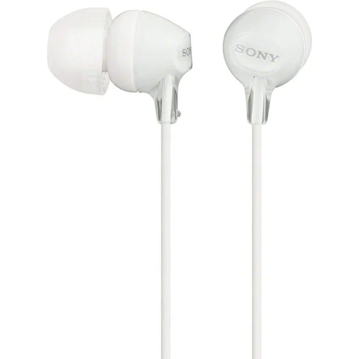 Sony MDR-EX15LP In-Ear Kopfhörer mit Mikrofon, weiß – Bild 2