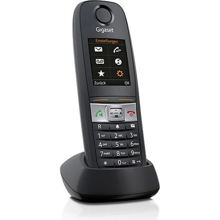 Gigaset E630HX Universal-Mobilteil - IP-Telefon (zum Anschluss an Ihre Basisstation oder Router, das robuste Telefon für Handwerker und Werkstätten) schwarz – Bild 4