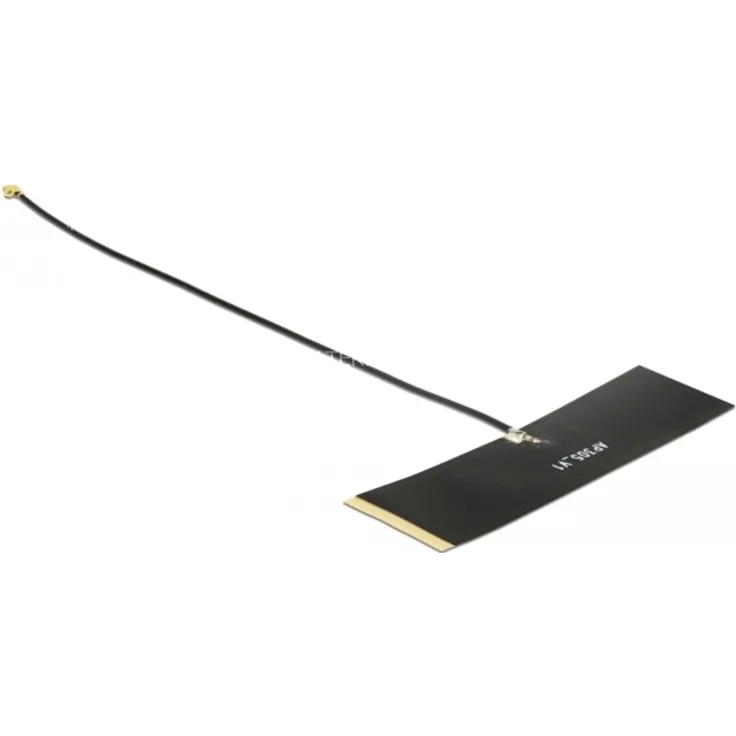 DELOCK Tetra 430-470mHz Antenne MHF I Stecker 0 dBi 1.13 15cm schwarz Klebemontage