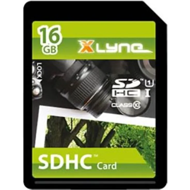 XLYNE SDHC-Speicherkarte 16 GBClass 10SD-Karte, Flash MemoryIdeal für Fotos-Videos-Audio-Smartphones