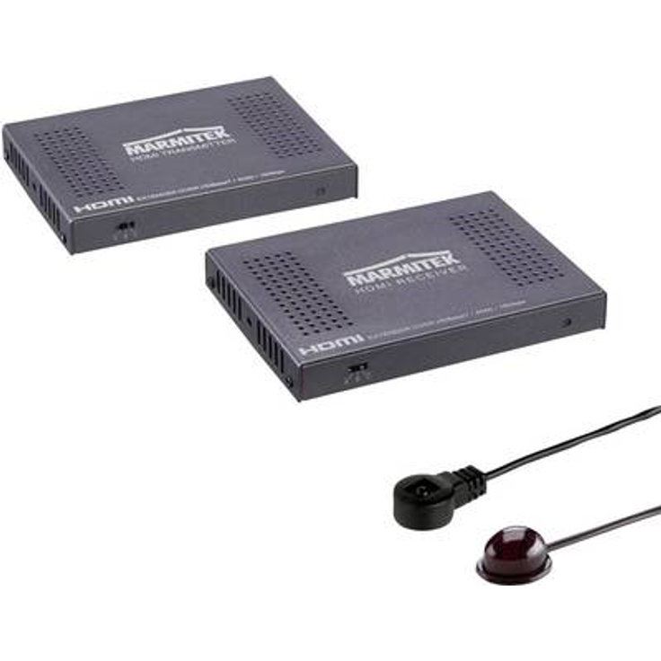 Marmitek MegaView 241 UHD 2.0 - HDMI Extender - über 1 CAT 5e-6 Kabel - 4K Ultra HD - 4K60-40 m (4K) - 70 m (1080p) - 10.2 Gbps - PoC (Power Over Cable) - C - Infrarot Rückkanal - HDR - HDMI 2.0