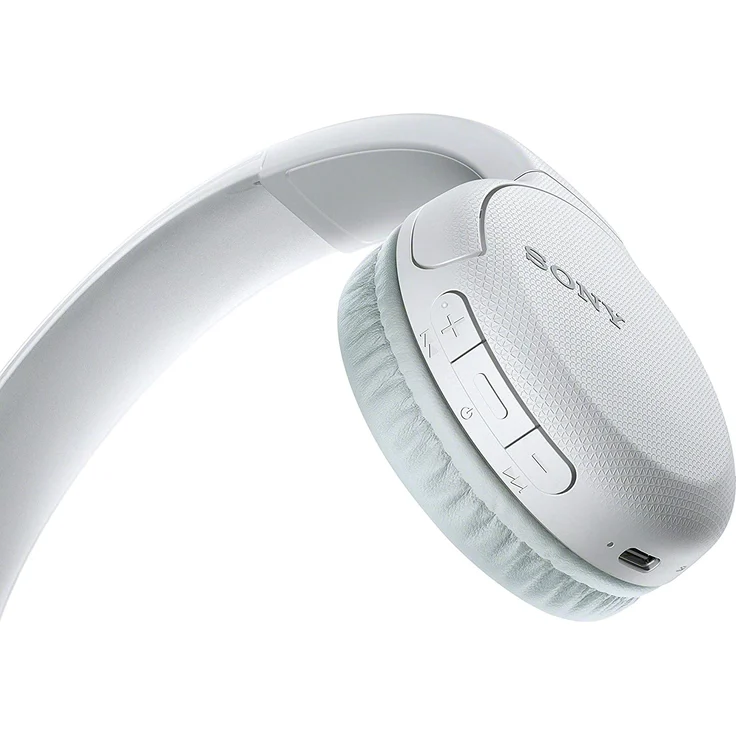Sony WH-CH510 On-Ear-Kopfhörer, mit Bluetooth, Mikrofon, weiß – Bild 4