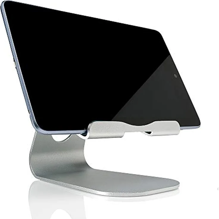 Slabo Tablethalterung für alle Tablets | iPads etc. ''Aluminium'' - SILBER