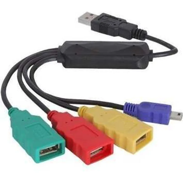 DELOCK HUB USB 2.0 4 Port externes Kabel