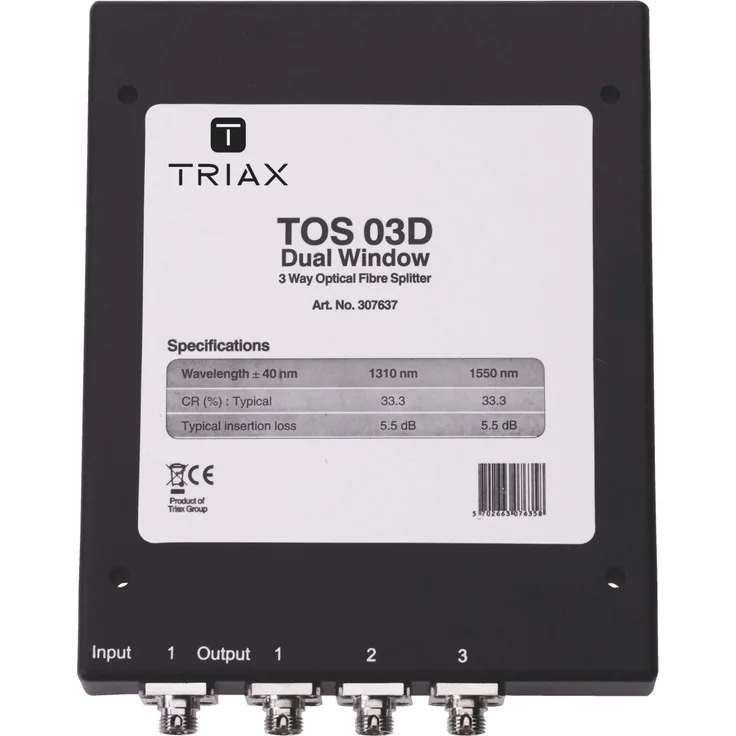 TRIAX TOS-03D 3-fach optischer Verteiler, 307637