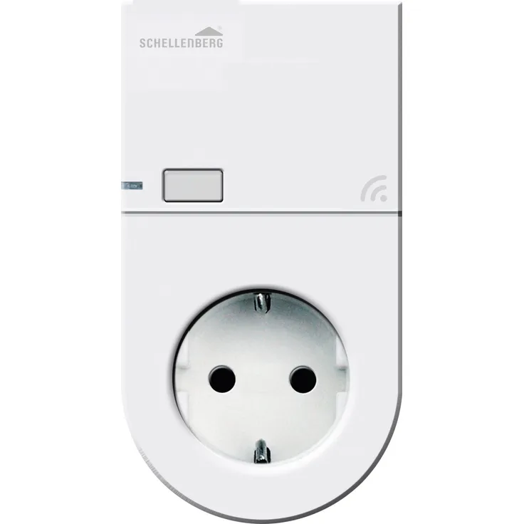 Schellenberg 20033 Smart Home Funk-Steckdose,Zwischensteckdose, für den Innenbereich, Weiß