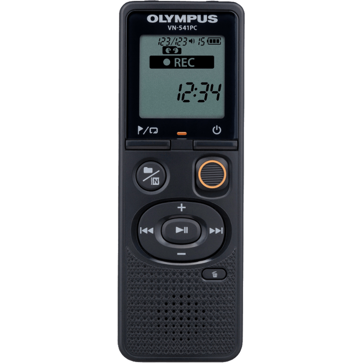 Olympus VN-541 PC hochwertiges digitales Diktiergerät mit omnidirektionalem Mikrofon, One-Touch-Aufnahme, Rauschunterdrückung, einfacher Szenenauswahl, automatischem Low-Cut-Filter und 4 GB Speicher