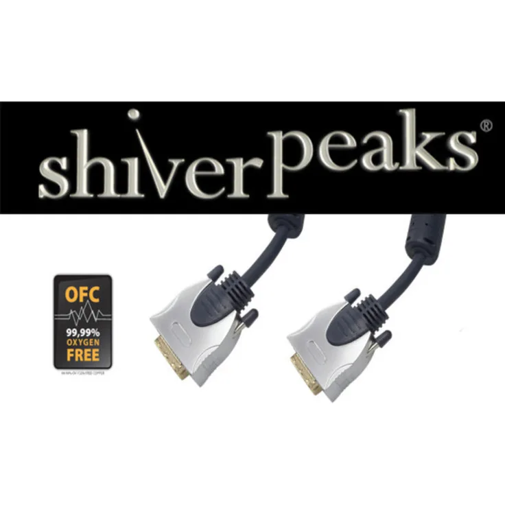 ShiverPeaks Fröhlich + Walter - DVI-Kabel - Dual Link - DVI-D (M) - DVI-D (M) - 2 m (77442-SPP)