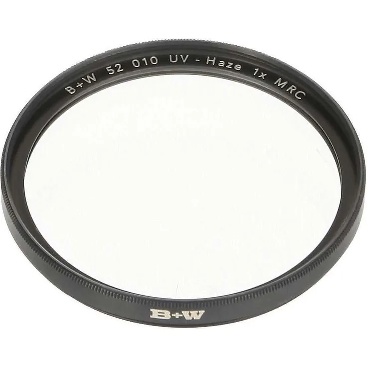 B+W UV-Haze- und Schutz-Filter (52mm, MRC, F-Pro, 16x vergütet, Professional)