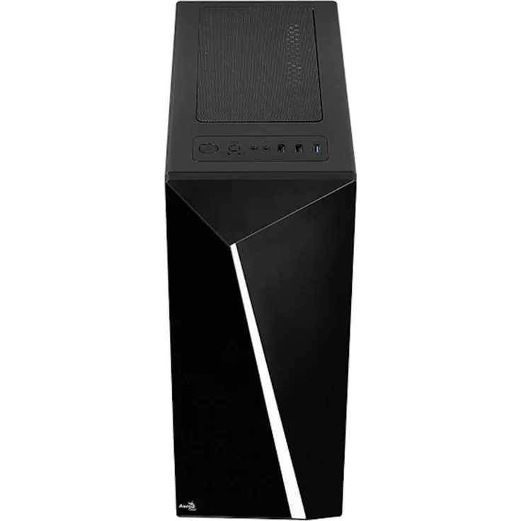 Aerocool SHARD - PC-Gehäuse, ATX, Acrylglasscheibe, RGB 13 Modi, Lüfter 12cm – Bild 4