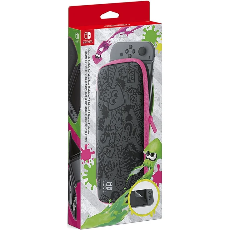 Nintendo Switch-Tasche inkl. Schutzfolie Splatoon 2-Edition – Bild 1
