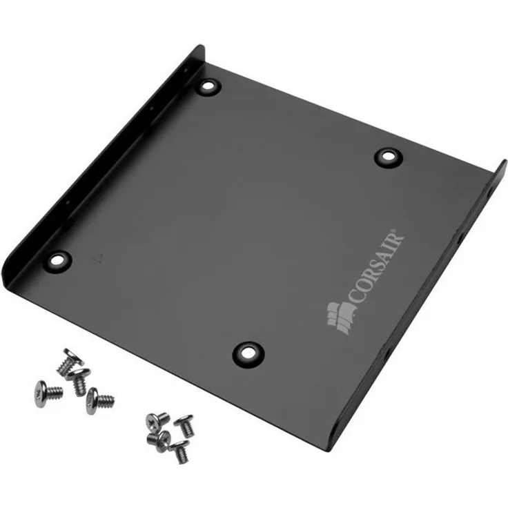 Corsair SSD Einbaurahmen (Einzel Laufwerk, geeignet für 1 x SSD 6,4 cm (2,5 Zoll) auf 8,9 cm (3,5 Zoll)) schwarz (CSSD-BRKT1) - Preisvergleich