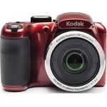KODAK AZ252 Astro Zoom Bridge Camera Schwarz-Rot (16, 44 MP, optischer Zoom, 25 x LCD-Display, 7 x 6 cm)