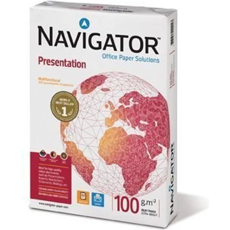 Igepa 82437A10S Kopierpapier Navigator Presentation Din A4 Brief und Geschäftspapier – Bild 1