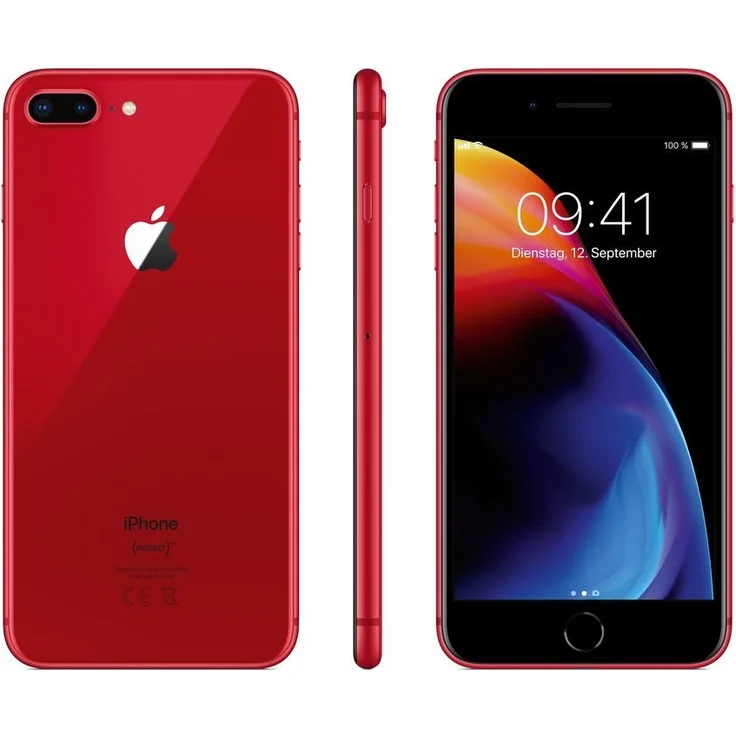 Apple iPhone 8 Plus Smartphone 13,97cm (5,5 Zoll) Retina-Display, 64GB interner Speicher, 3GB RAM, iOS, Rot – Bild 3