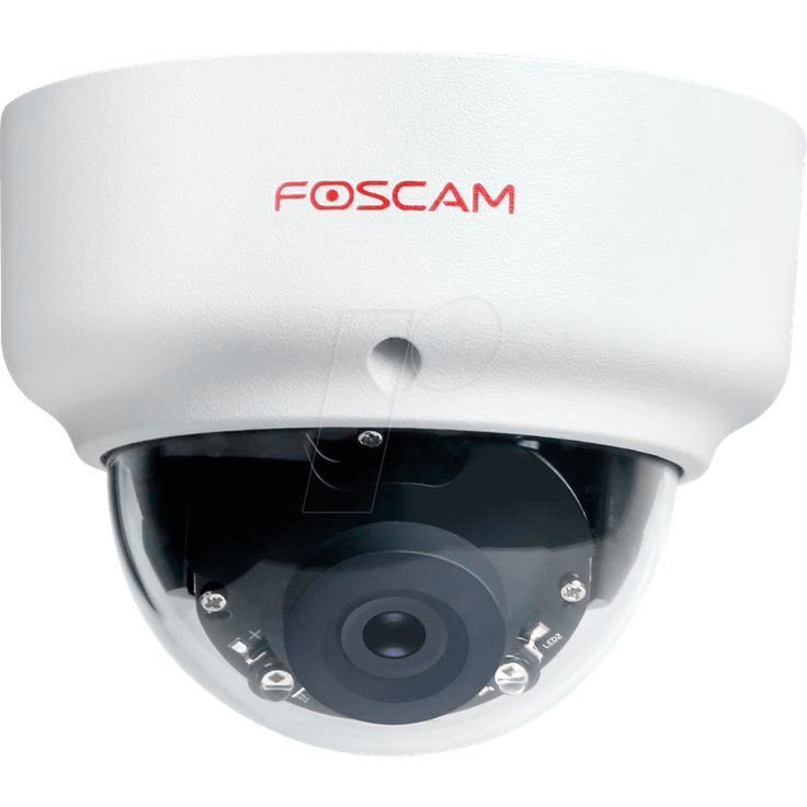 Foscam D2EP Full HD Full HD 2MP PoE P2P WDR 2.0 wettergeschützte IP-Kamera-Überwachungskamera mit IR Nachtsicht bis 20 m, Bewegungserkennung