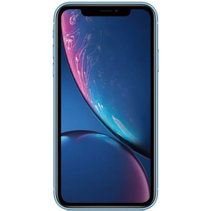 Apple iPhone XR Smartphone 15,49cm (6,1 Zoll) LCD-Display, 256GB interner Speicher, 3GB RAM, iOS 12, Blau – Bild 1