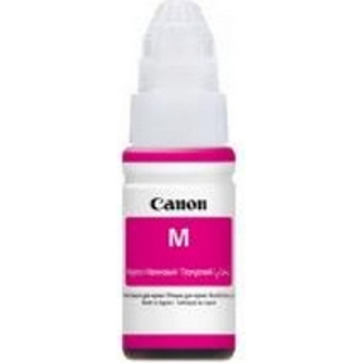 Canon GI-50 M Original Tintenbehälter (Nachfülltinte für Canon PIXMA MegaTank Serie, Modelle PIXMA GM2050--G6050--G5050) magenta – Bild 1