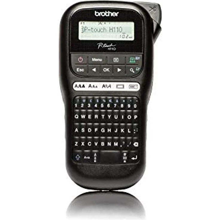 Brother PT-H110 Beschriftungsgerät (für 3,5 bis 12 mm breite TZe-Schriftbänder, bis zu 20 mm-Sek. Druckgeschwindigkeit) – Bild 1