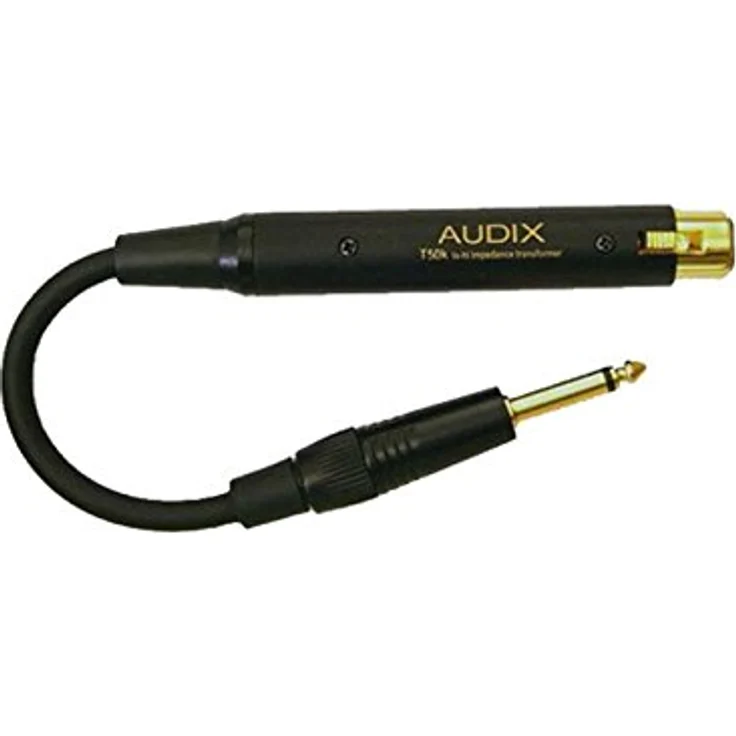 Audix T-50K Impedanz-Transformer als Kabeladapter XLR-f auf 6.3mm Monoklinke – Bild 1