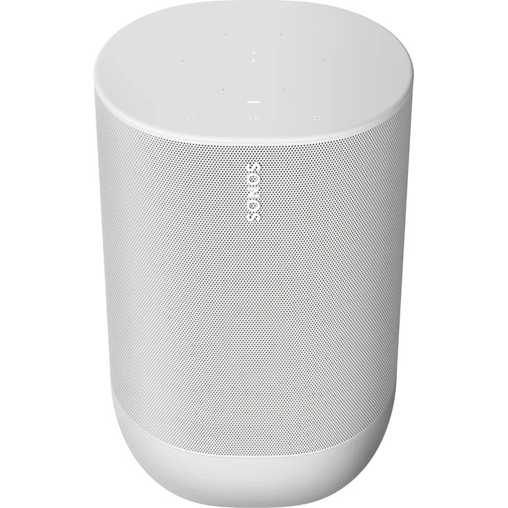Sonos Move Multiroom-Lautsprecher mit Alexa, Google Assistant, wetterfest, stoßfest, geeignet für Indoor, Outdoor, weiß – Bild 2