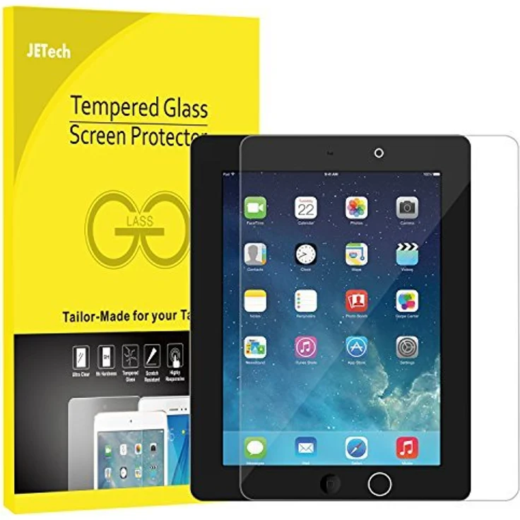 JETech 0337-SP-IPAD234-GLASS iPad 2/3/4 Klare 1Stück(e) (0337-SP-IPAD234-GLASS) – Bild 1