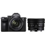 Sony Alpha 7 III (IL7M3) Vollformat-Systemkamera + 28-70 SEL + SEL 24mm f2,8 G
