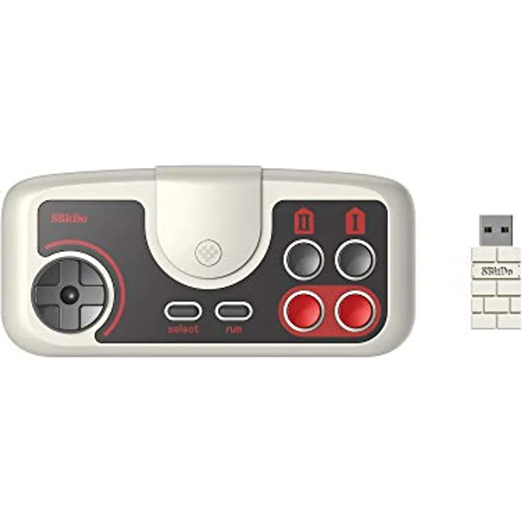 8BITDO PCE Grau, Schwarz (RET00226) (TGfx16, PCE)