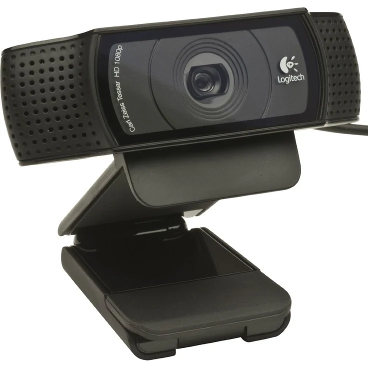 Logitech HD Pro Webcam C920 - Web-Kamera - Farbe - 1920 x 1080 - Audio - USB 2.0 - H.264 (960-000768) – Bild 1