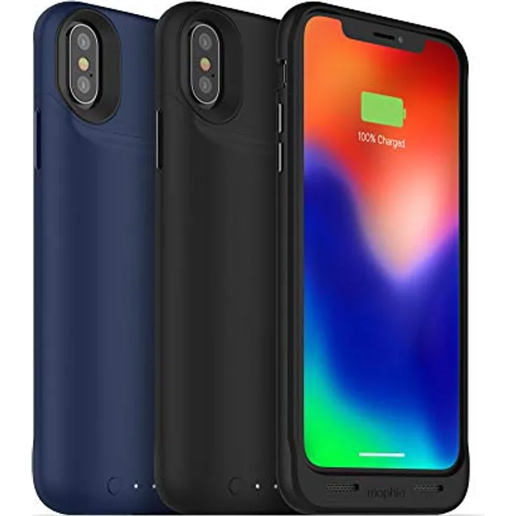 Mophie 'Juice Pack Air' Powerbank für iPhone X, blau