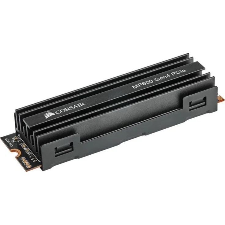 CORSAIR Force Series MP600 - Solid-State-Disk - 2 TB - intern - M.2 2280 - PCI Express 4.0 x4 (NVMe) - 256-Bit-AES - integrierter Kühlkörper (CSSD-F2000GBMP600) – Bild 2