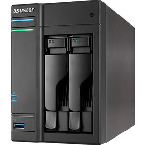 Bild für Asustor AS6302T 2-Bay NAS System (Intel Celeron- Apollo Lake, 2GB RAM, Gigabit-LAN mit Link-Aggregation, HDMI 2.0, HotSwap, Raid 0, 1, JBOD)