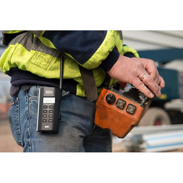 PerfectPro SOLOWORKER Baustellenradio mit Bluetooth, geeignet für Outdoor, schwarz – Bild 6
