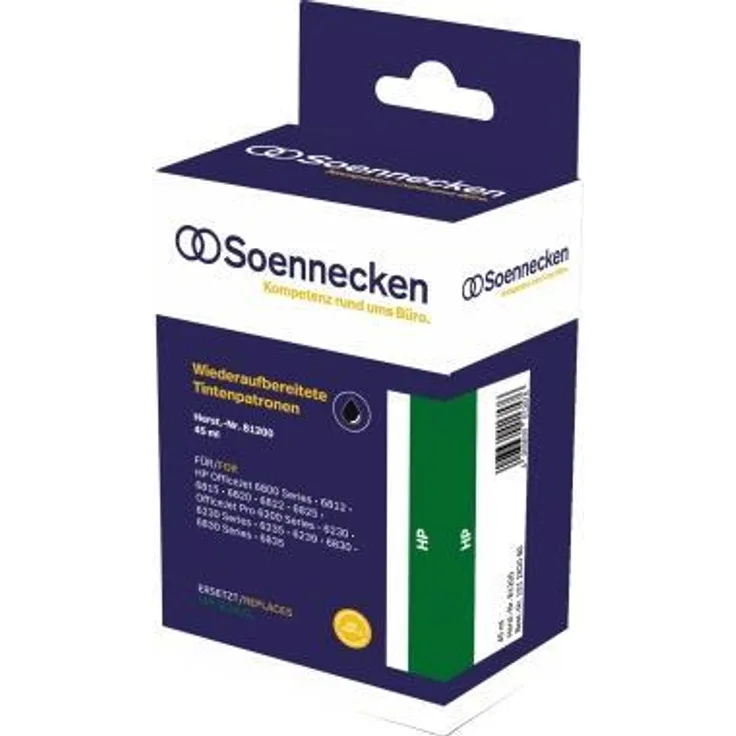 Soennecken Tintenpatrone 81200 wie HP 934XLBK schwarz (81200)