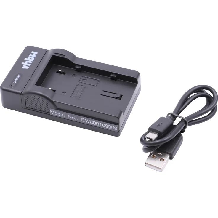 vhbw Micro USB Ladegerät Ladekabel passend für Kamera JVC DR-D818, GC-PX10, GC-PX100, GC-PX100BEU, GC-PX10EU, GR-D720, GR-D720EX, GR-D725, GR-D740