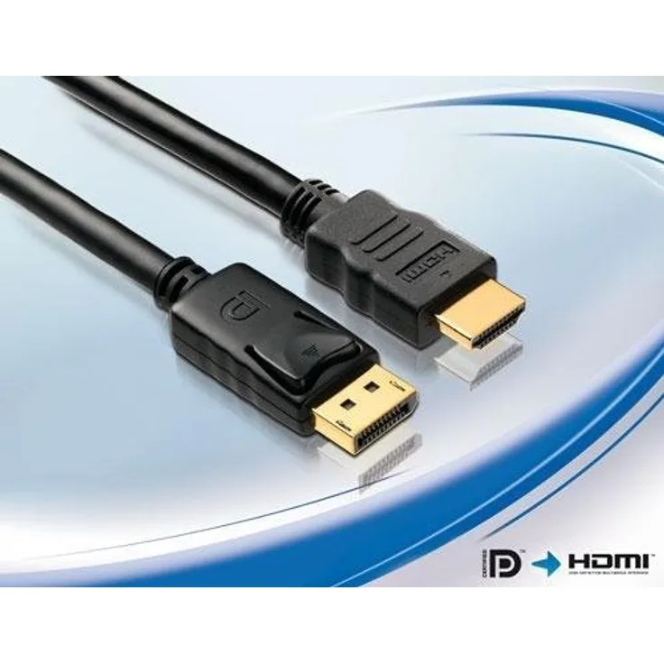 Purelink DisplayPort zu HDMI Kabel - basic+ Serie 1,50m