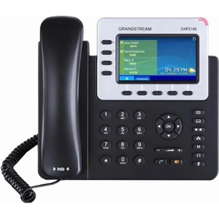Grandstream GXP 2140 VoIP-Telefon schwarz – Bild 1