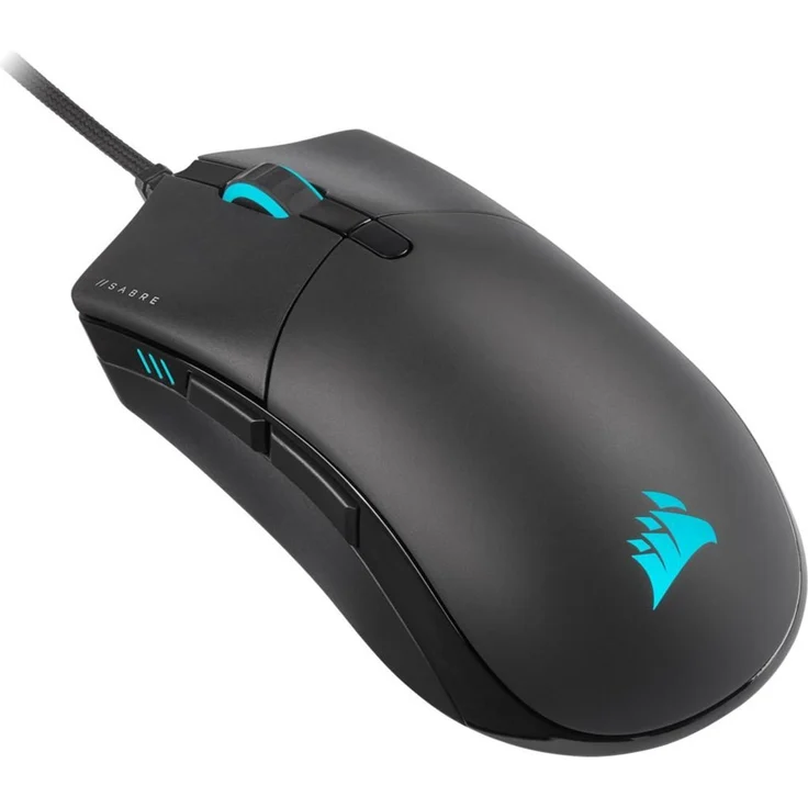 Corsair Sabre RGB PRO Champion Series, schwarz – Bild 1