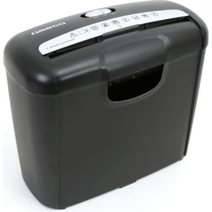 Omega onp601s Strip Shredding, schwarz Aktenvernichter – zerstörerischen von Papier (Strip Shredding, 22 cm, 7 L, 2500 mm-min, schwarz, 270 mm)