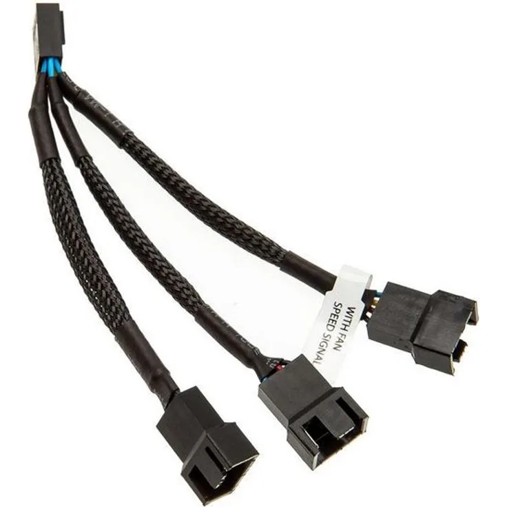 EKWB EkWaterBlocks - Netzsplitter für Lüfter - 4-polig PWM (M) - 3-polig PWM (W) - 10 cm (3831109867914)