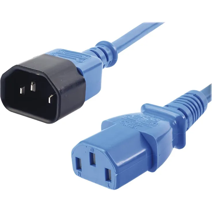 LINDY Spannungsversorgungs-Verlängerungskabel - IEC 320 EN 60320 C13 bis IEC 320 EN 60320 C14-50 cm, 30470