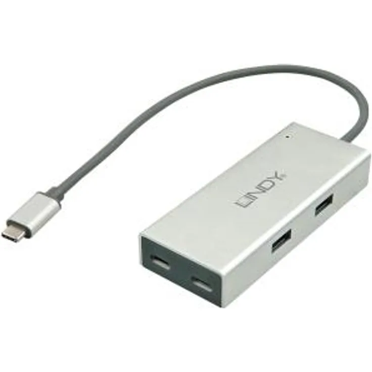 Lindy 43091 USB 3.0 (3.1 Gen 1) Type-C 5000Mbit-s Schnittstellenhub, 43091
