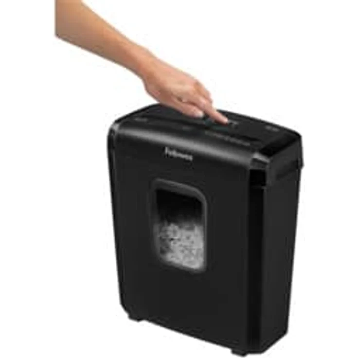 Fellowes Aktenvernichter 6M schwarz – Bild 1