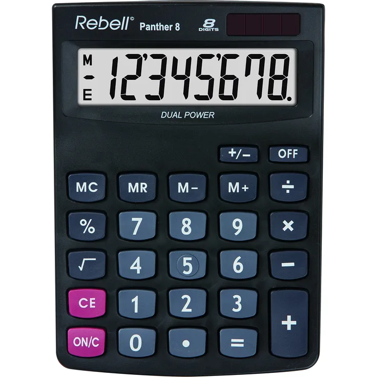 Rebell RE-PANTHER 8 - Tischrechner, schwarz