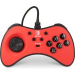 PowerA Fusion Wired FightPad Rot, Schwarz (1509987-01) (Switch)