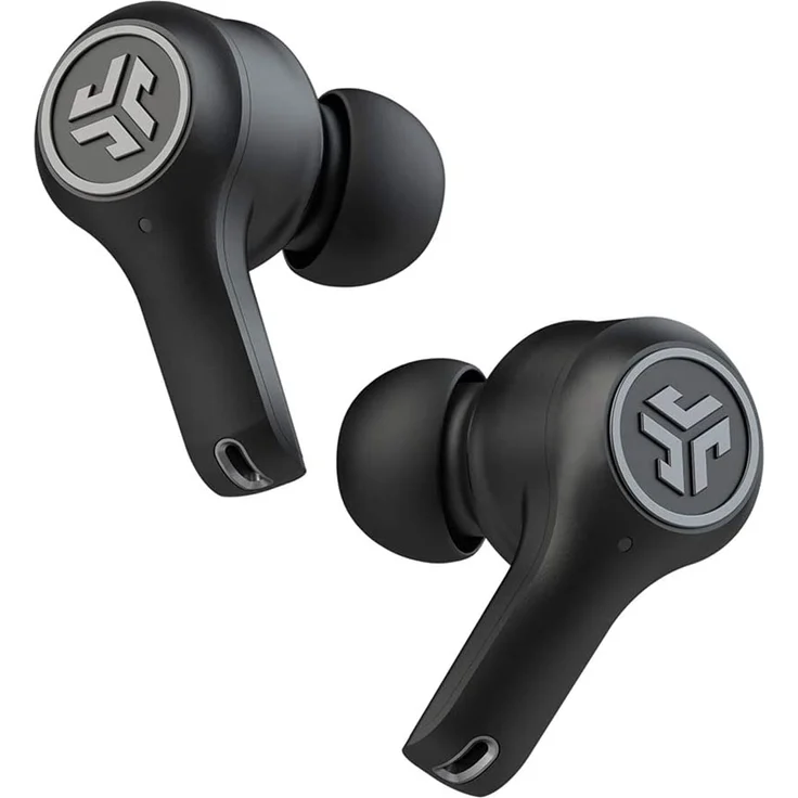 JLAB Epic Air ANC True Wireless In-Ear Kopfhörer mit Bluetooth, Mikrofon, Noise Cancelling, geeignet für Sport, schwarz – Bild 1