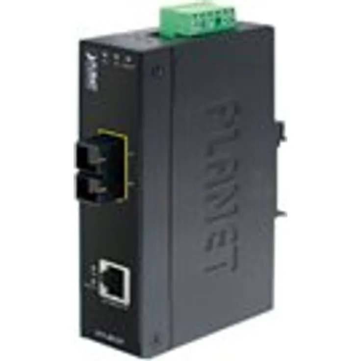 PLANET TECHNOLOGY Planet Industrial Medienkonverter IFT-802T, 1x 100-10 Mbit-s (RJ45), 1x 100Base-FX